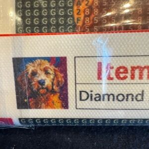 Diamond Painting Kit with Golden Doodle Dog Design